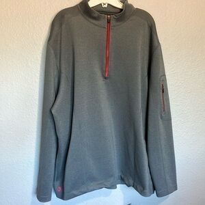 Untuckit men’s quarter zip shirt.